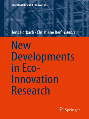 cover image of New Developments in Eco-Innovation Research